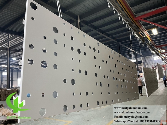 China CNC Cutting Metal Screen Aluminium Panels For Building Facade System supplier
