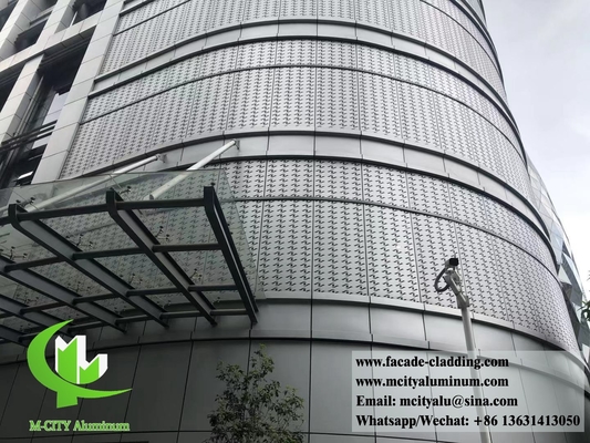 China Outdoor Metal cladding aluminium sheet facade cladding for facade exterior cladding supplier